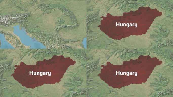 匈牙利用文字放大世界地图