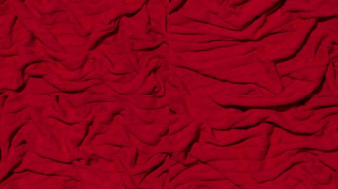 红色针织羊毛织物纹理背景-定格动画
