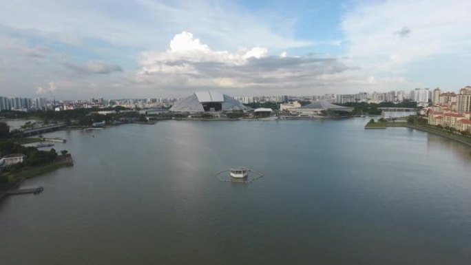 新加坡城市公园湾体育馆鸟瞰图