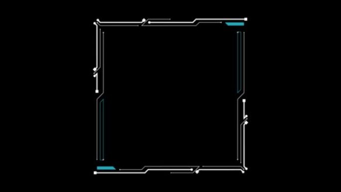 Hitech风格的科技平视显示器元件。