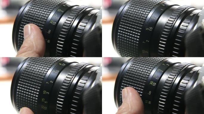 相机镜头拇指转动环手动对焦微距