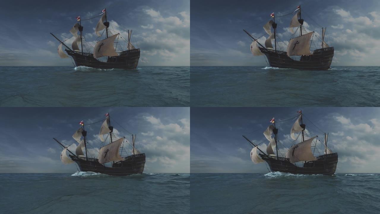 NAO VICTORIA是麦哲伦无敌舰队的著名旗舰。16世纪环球探险
