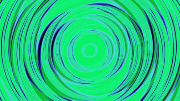 绿蓝冥想背景，催眠迪斯科