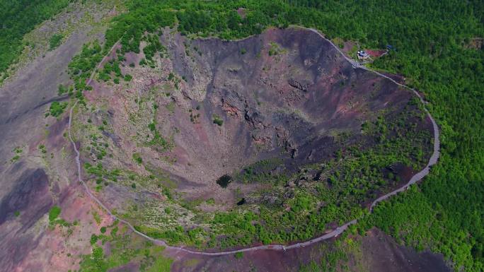 火山航拍