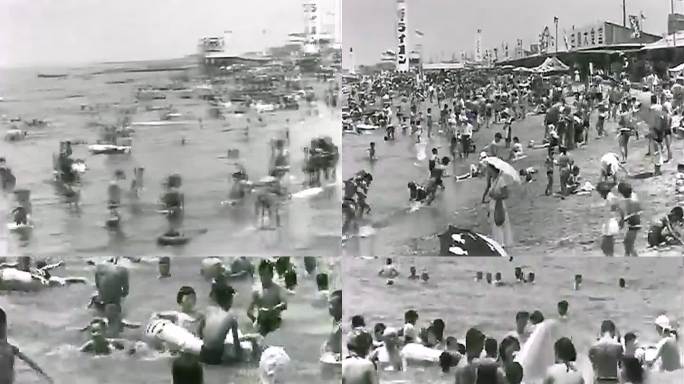 1957年日本 夏季海滩