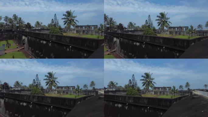 Anchuthengu或Anjengo Fort，Thiruvananthapuram，喀拉拉邦