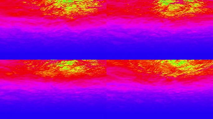 海水水下背景无缝循环4K