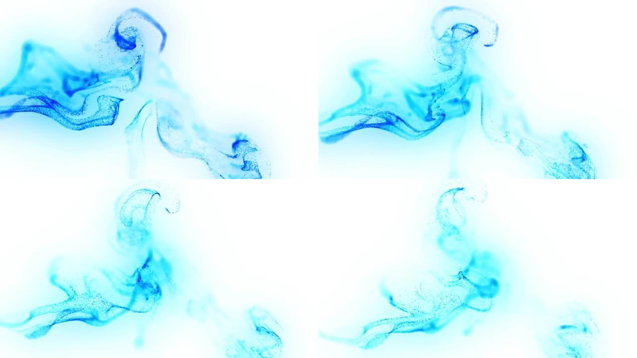 视觉幻觉，烟雾波。抽象运动流体。