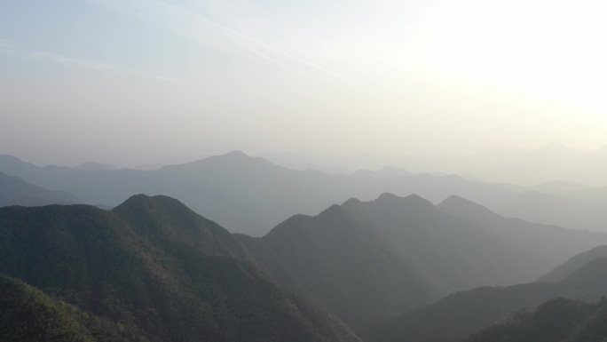 杭州安顶山原片高清航拍