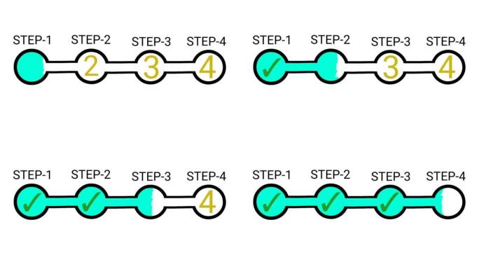 步骤1至4白底系统流程