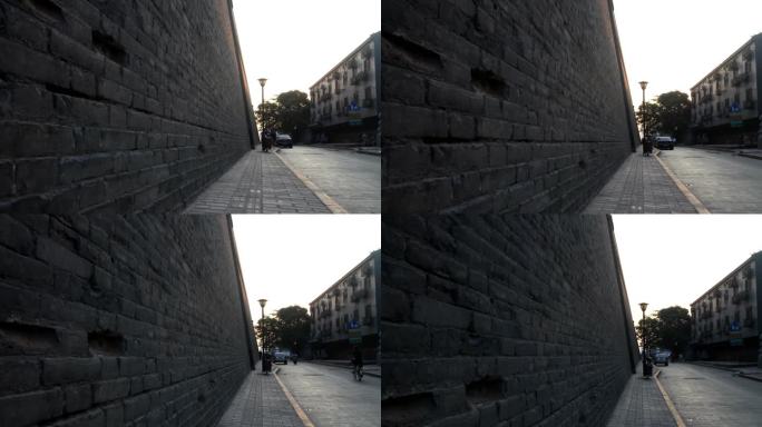 西安城墙延时拍摄无路人