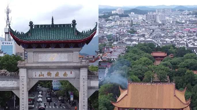 【镜头合集】南岳衡山风光南岳大庙建筑群2