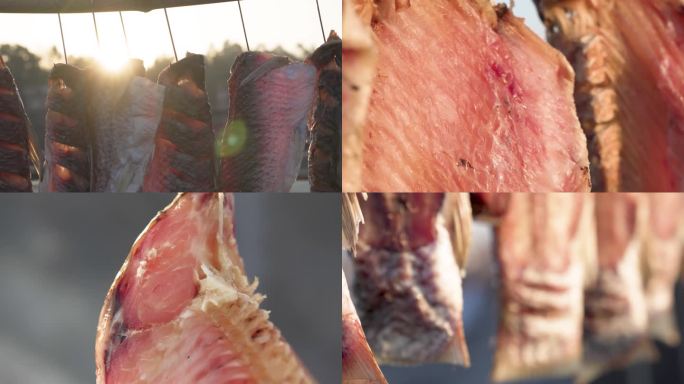 农村腊鱼年货腊肉特产过年乡村腊肉