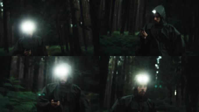 迷失的男孩在天黑之前就跑进了森林