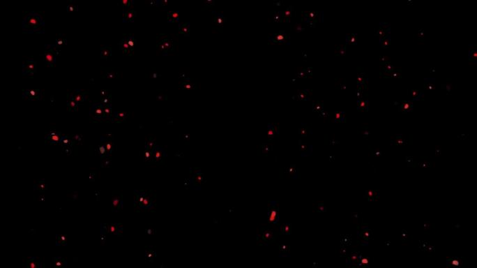 红球和圆圈，水微生物和微生物，医学和生物学，血液显微镜特写。3D渲染。混合模式，黑色背景
