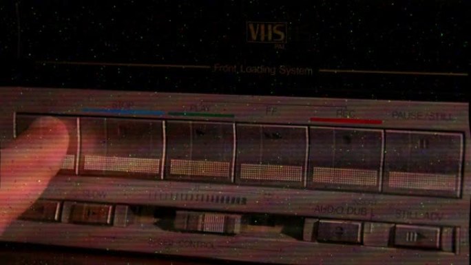 故障电视静态噪声失真信号问题错误视频损坏复古风格80s VHS