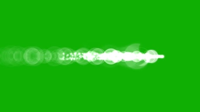 闪亮粒子流运动图形与绿屏背景