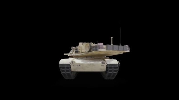 3d军用坦克循环瞄准自旋循环阴透明背景