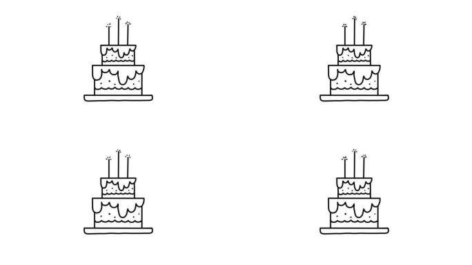 生日蛋糕gif动画