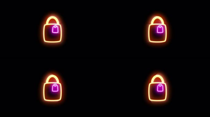 彩色霓虹灯图标