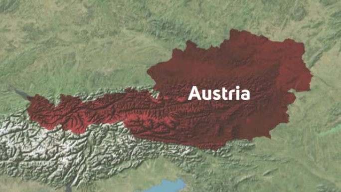 奥地利用文字放大世界地图