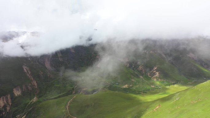 大山 生物多样性 环境生态 环保云雾缭绕