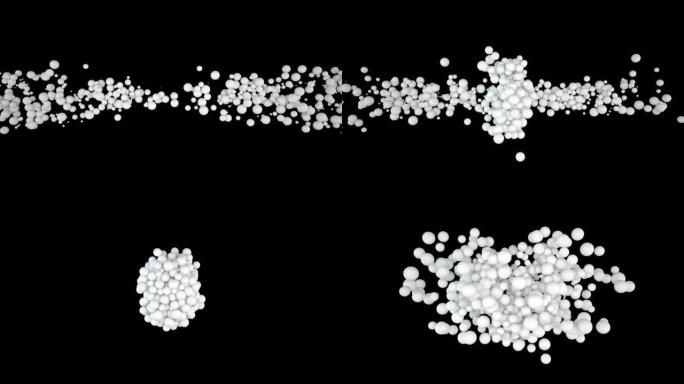 粒子高尔夫球过渡