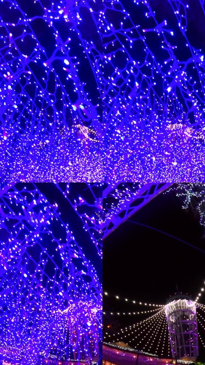 日本东京丸之内的冬季照明/动作相机拍摄