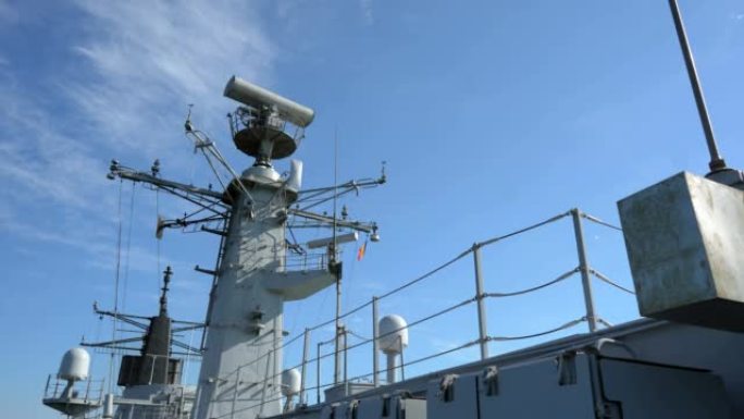 海军舰艇上的军用雷达空中监视