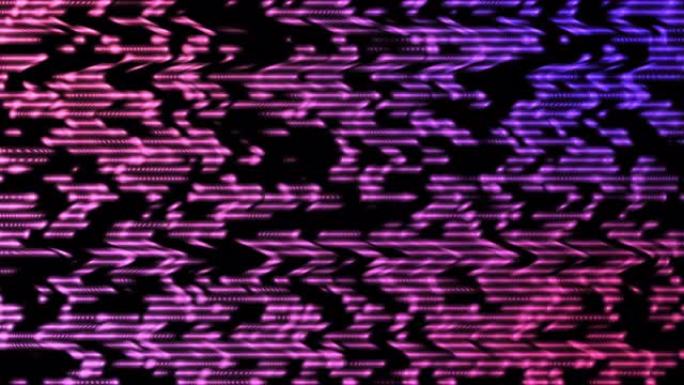 主题七彩闪亮粒子数字运动光亮度插图夜背景，艺术空间bokeh速度矩阵魔术效果背景。动画