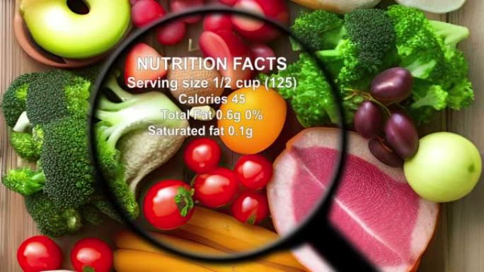 各种水果和蔬菜的营养事实