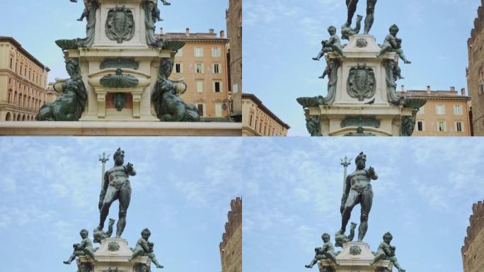海王星喷泉是一个纪念性的市民喷泉，位于意大利博洛尼亚的内图诺广场