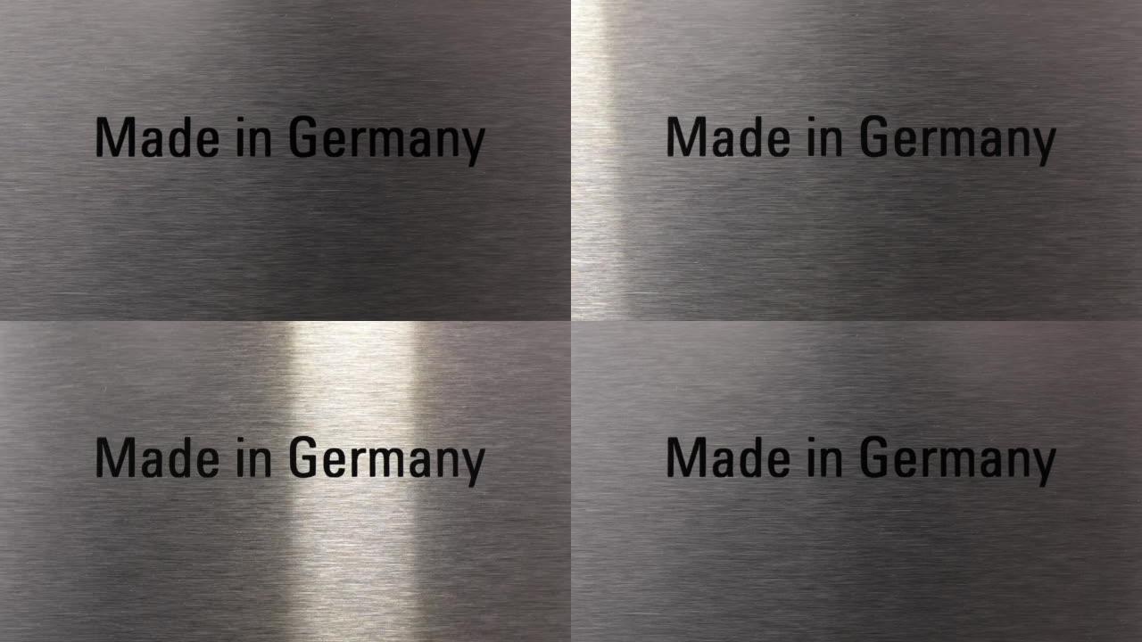 这封信的铭文是德国在电烤箱上制作的。现代家用厨房用具，协助烹饪4k镜头