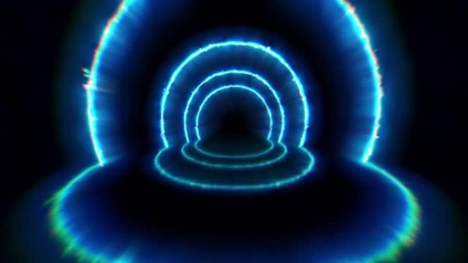 隧道反应堆圈霓虹蓝 (亮度哑光)