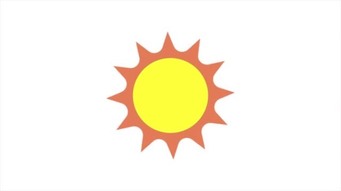 太阳动画。