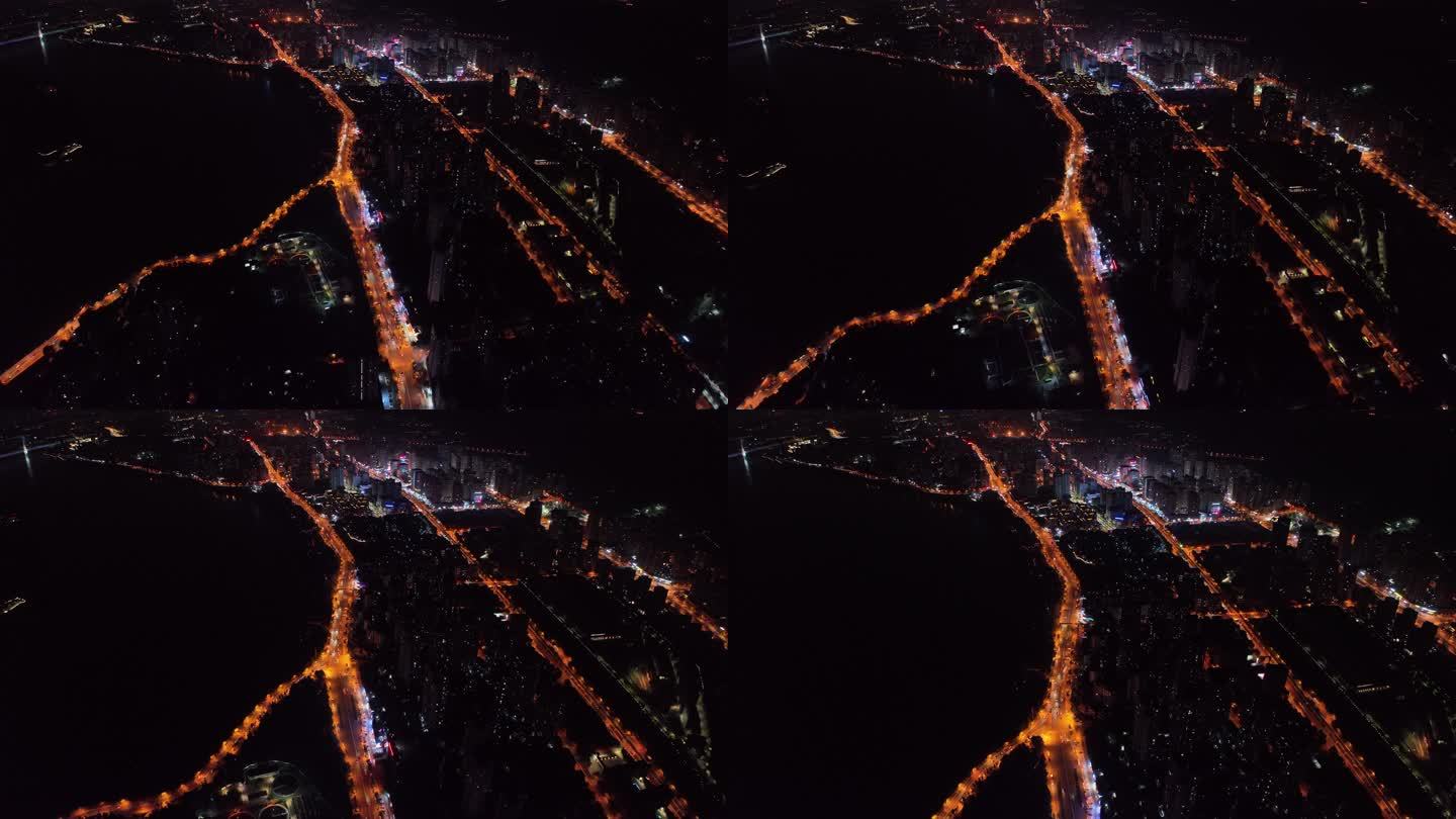 重庆巴南区城区夜景
