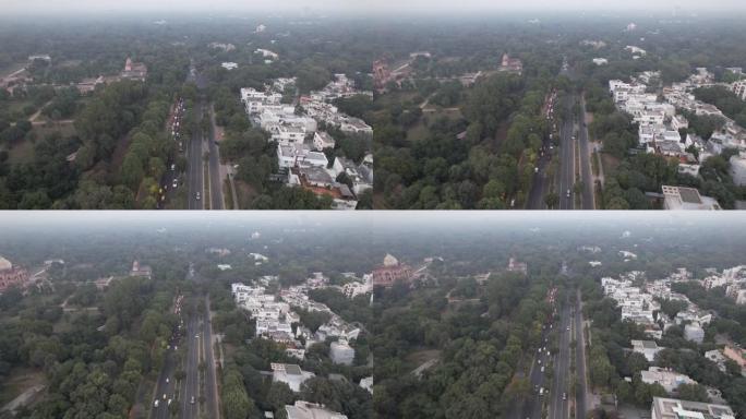 无人机拍摄的印度首都新德里的萨夫达戎墓