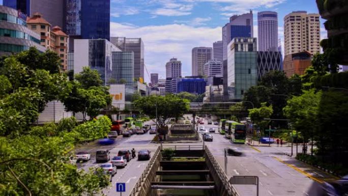 新加坡天际线新加坡宣传片城市延时街景
