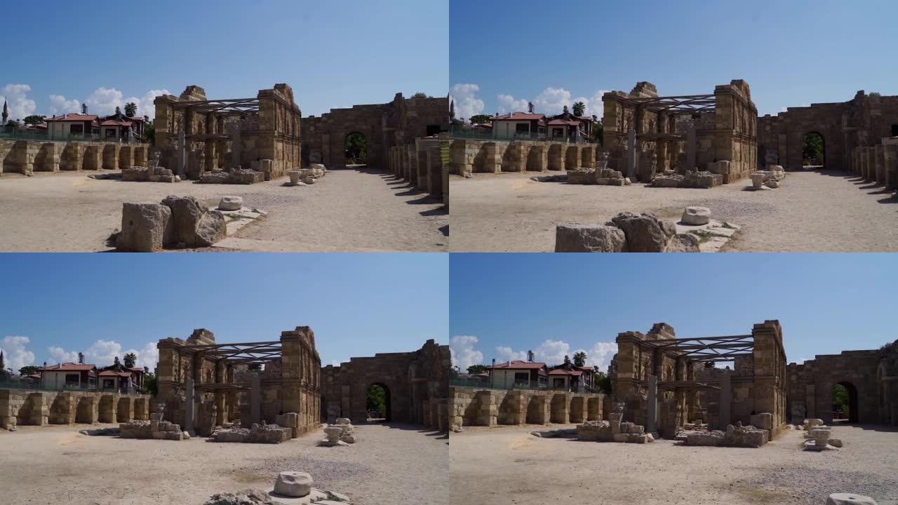 土耳其古城赛德的拜占庭教堂