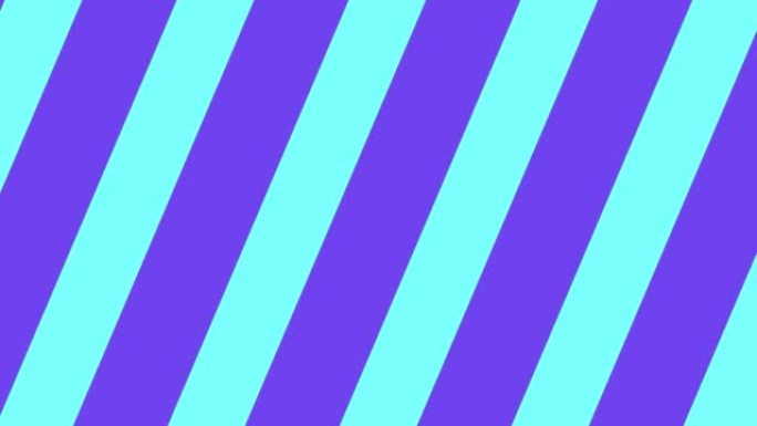 蓝色和紫色危险条纹背景，蓝色和紫色条纹背景 (循环视频) 方形运动图形背景视频