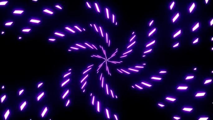 螺旋紫光粒子散射效应