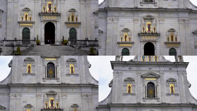 美丽的瓦拉洛圣山教堂，基督教灵修建筑群，意大利联合国教科文组织世界遗产。4k镜头