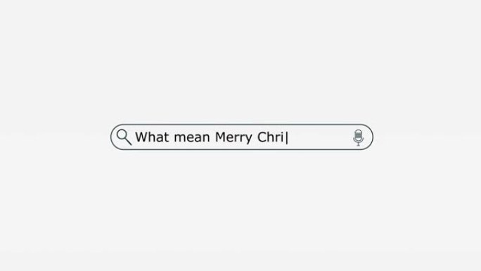 圣诞快乐是什么意思？在数字屏幕股票视频的搜索引擎栏中键入