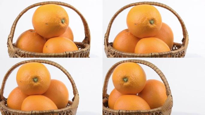 橙色水果篮