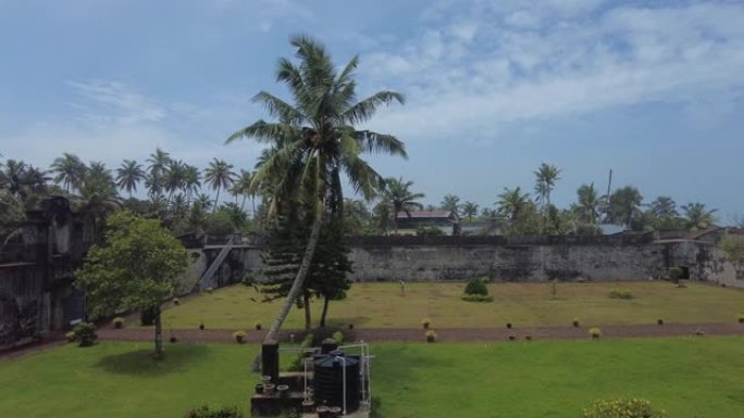 Anchuthengu或Anjengo Fort，Thiruvananthapuram，喀拉拉邦