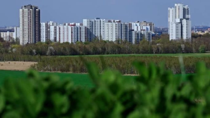 Neukolln柏林自治市镇Gropiusstadt地区的住宅建筑