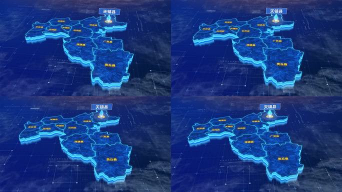 大同市天镇县蓝色三维科技区位地图