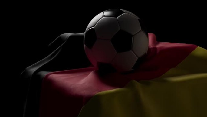 足球旗帜和灯光动画