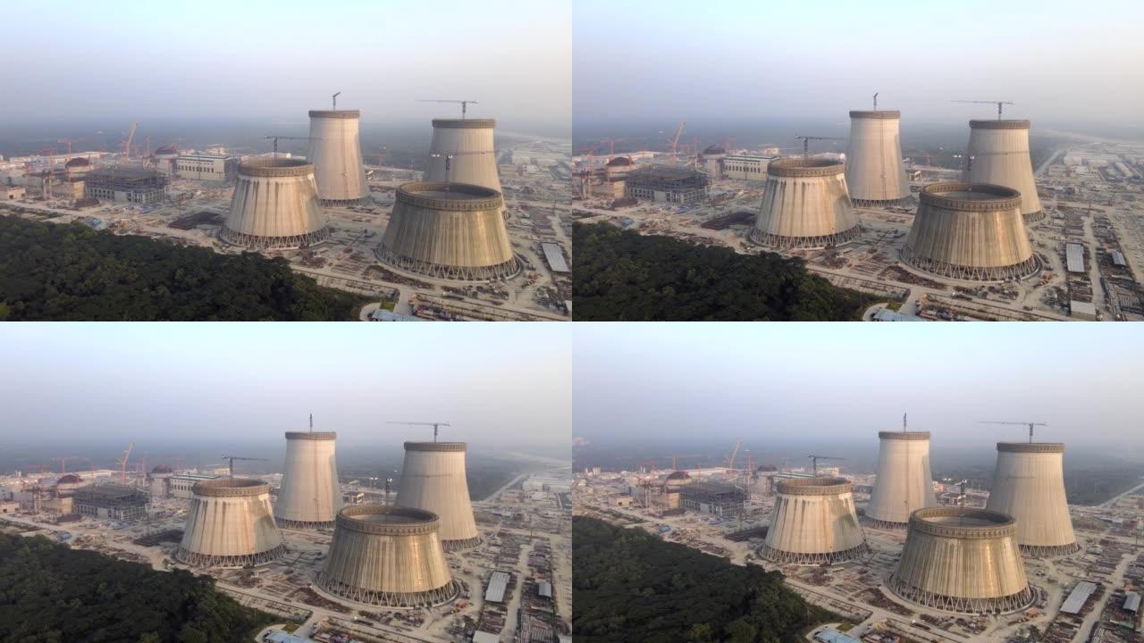 Rooppur核电厂地下工地鸟瞰图