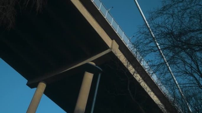 瑞典哥德堡著名的 ä lvsborgsbron桥的4k镜头。